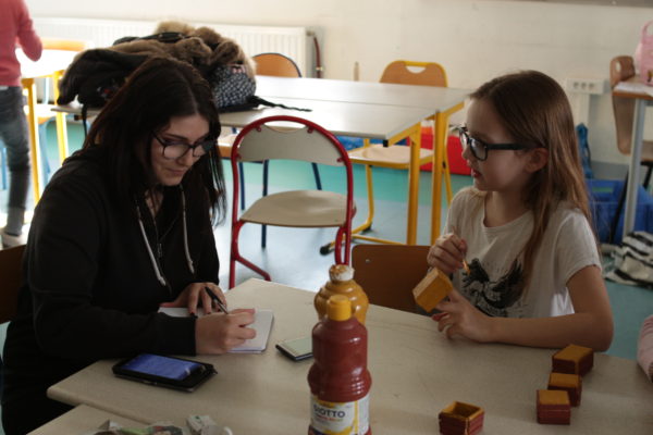 Amélie en service civique au Département